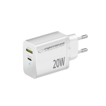 Esperanza EZC105W vooluadapter 20W Valge