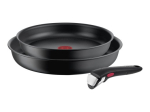 TEfal Pannaraamat L7649253 Ingenio Ultimate K&uuml;psetamise l&auml;bim&otilde;&otilde;t 24/28 cm Sobib induktsipliidile &Uuml;levaheline k&auml;epide Black