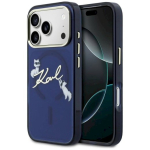 Karl Lagerfeld IML Choupettes Karl Script Logo MagSafe kaitse&uuml;mbris iPhone 17 Pro jaoks / roosa