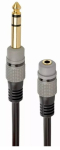 Gembird A-63M35F-0.2M Audio adapter kaabel 6.35 mm isane - 3.5 mm emane 0.2 m / hall