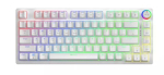Savio Phenix WHITE GAT YELLOW mehaaniline klaviatuur M&auml;ngimine USB + Bluetooth