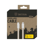 Taktikaline sujuva keermega kaabel USB-C/Lightning 0.3m / valge