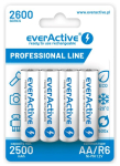 everActive Ni-MH R6 AA 2600 mAh Laetavad Akud Professionaalne Liin