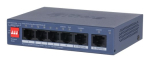 L&Uuml;&Uuml;TSALV DAHUA CS4006-4GT-36 vormfaktor Desktop/Wall-Mounting 4xRJ-45 porti RJ-45 portide t&uuml;&uuml;p Gigabit Ethernet (10/100/1000) Power over Ethernet (PoE