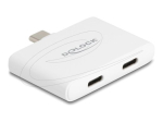 Delock DisplayPort 1.4 USB-C adapter valge