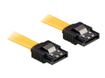 DeLOCK 10cm SATA kaabel (kollane)