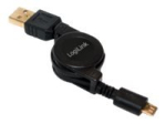 LogiLink USB kaabel 75cm must