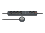 brennenstuhl Eco-Line Pikenduspesa Comfort Plus EL CSP 24 6-osaline 1.5m H05VV-F 3G1.5 2 p&uuml;sivat, 4 l&uuml;litatavat Pesakast 6-v&auml;ljundit Hall 1.5m