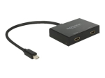 DeLock DisplayPort 1.2 Splitter 1 x Mini DisplayPort in > 2 x HDMI out 4K Video/Heli Splitter
