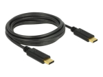 Delock USB Type-C Kaabel 3m Must