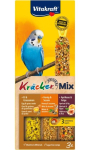 VITAKRAFT Kr&auml;cker Mix Muna, Aprikoos, Mesimaitse Budgedžiidele - 3 tk.