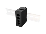 Lanberg DIN-FE4-AT-30W PoE adapter Fast Ethernet