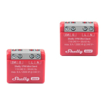 2 tk Shelly 1PM Mini Gen4 Zigbee/Matter kontrollerite komplekt