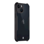 Taktikaline Quantum Stealth kaitseklaas Apple iPhone 13 mini jaoks / l&auml;bipaistev/must