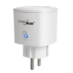 GreenBlue WiFi-ga kaugjuhitav pistikupesa, Android/iOS/Alexa/Google Home, energias&auml;&auml;st. Energia, taimer, maks 3680W, t&uuml;&uuml;p F, GB720 F