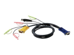 ATEN 2L-5302U klaviatuur/hiir/video/audio kaabel