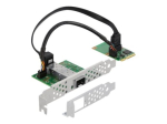 DeLock Mini PCIe I/O PCIe t&auml;issuuruses 1 x SFP LAN v&otilde;rgukaardi adapter PCI Express Mini Card 1Gbps