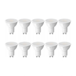 LEPRO 200081-WW--10- GU10 LED-lambi, 4.5W (50W), 345 lm, 2700K, 100&deg;, 10 t&uuml;kki