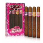 Cuba Latino for Women Gift Set Cuba Cactus EDT 35 ml, Cuba Carnaval EDT 35 ml, Cuba Copacabana EDT 35 ml, Cuba Maya EDT 35 ml 140ml