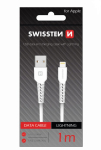 Swissten Basic Kiirlaadimine 3A Lightning andme- ja laadimiskaabel 1m