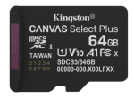 Kingston Canvas Select Plus MicroSDXC m&auml;lukaart 64GB
