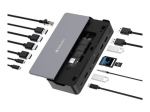 VERBATIM USB-C Pro dokkimisjaam 15 porti koos SSD-ga CDS-15SSD