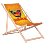 GreenBlue GB183 Classic Beech klassikaline pagasitool tammepuidust "Enjoy The Summer" printiga