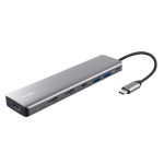 Trust 25661 liidese hub USB t&uuml;&uuml;p-C alumiinium