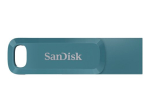 SanDisk Ultra Dual Drive Go 128GB USB 3.2 Gen 1 / USB-C Flash Drive Blue