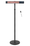 TunaBone Electric Standing Patio Heater, Single carbon golden tube TB2580ST-01 Patio heater 2500 W Must