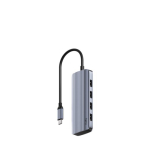 Cudy UH500 s&uuml;learvuki dokk/port replikaator USB 3.2 Gen 1 (3.1 Gen 1) Type-C Hall, H&otilde;bedane
