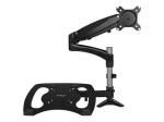 StarTech.com Laptop Monitor Stand - Full Motion Articulating Computer Monitor Stand - VESA Mount Monitor Desk Mount for LCD Display/Notebook 15-27