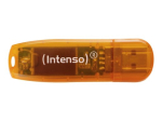 Intenso Rainbow Line 64GB USB 2.0 Flash Drive Oranež