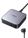 UGREEN 40914 Nexode 200W GaN laua USB-C USB-A laadija / must, hall
