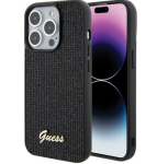 Guess PU Disco kirjutis metallist &uuml;mbris Apple iPhone 15 Pro jaoks