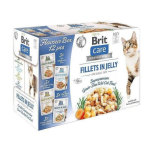 BRIT Care Filletedid želee maitses - m&auml;rja kassatoitu - 12 x 85g