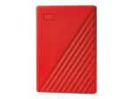 WD My Passport 2TB kaasaskantav HDD USB 3.0 USB 2.0 &uuml;hilduv Punane Jaem&uuml;&uuml;k