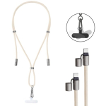KAABEL USB-C KUNI USB-C 1.65M/LANYARD BEIGE 7991001 INTENSO