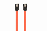 Gembird CC-SATAM-DATA SATA kaabel 0.5 m Must, Punane