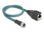 DeLOCK CAT 6a 50cm v&otilde;rgukaabel must