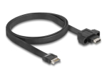 DeLOCK USB kaabel 75cm must