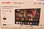 M&Uuml;&Uuml;DUD. Sharp 50HR7265E 50" (126cm) QLED 144Hz 4K Ultra HD Google TV, Dolby Vision, Dolby Atmos, Keskmine tugi M&Uuml;&Uuml;DUD. Sharp 50HR7265E 50 Nutikas