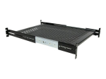 StarTech.com 2U Sliding Server Rack Mount Shelf - Adjustable Mounting Depth - Vented - 50lb - Heavy Duty Universal 19 Rack Shelf for Equipment Rack