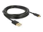 Delock USB Type-C Kaabel 3m Must
