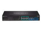 TRENDnet TPE 3012LS 12-portne Gigabit PoE+ l&uuml;liti
