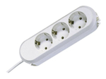 Bachmann 3x Schuko H05VV-F 3G 1.50mm&sup2; 16A/3680W 5m voolu pikendusjuhe 5m