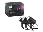 Philips Hue Lily Outdoor Spot base set 3x8W 24V Hue White and Color Ambiance