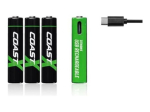 COAST ZITHION-X AAA laetavad akud 750mAh 4 tk