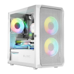 Logic PORTOS ARGB MINI USB-C PC Case Valge