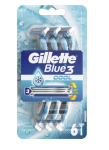 Gillette Blue3 Cool &Uuml;hekordseid Habanugisid 6tk